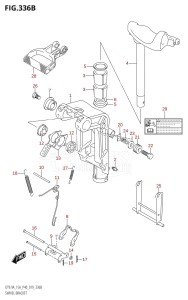 DT9.9A From 00996-910001 (P36 P40 P81)  2019 drawing SWIVEL BRACKET (DT9.9A:P40,DT15A:P40)