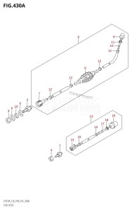 DT9.9A From 00996-510001 (P36 P40)  2015 drawing FUEL HOSE (DT9.9AK:P36)