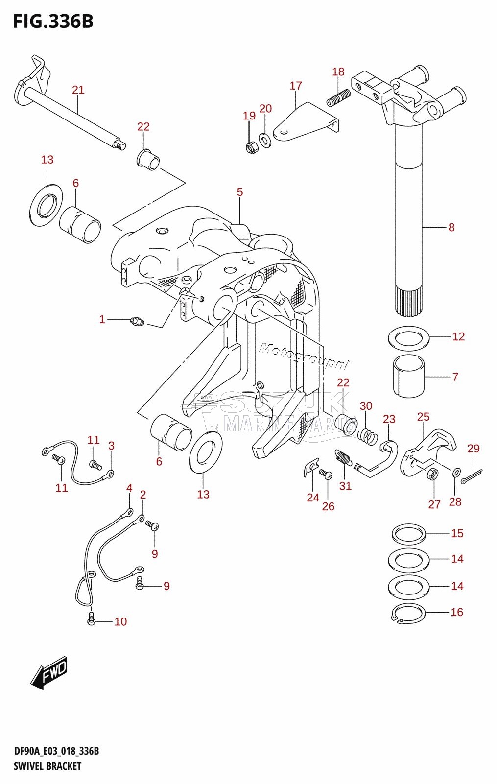 SWIVEL BRACKET (DF80A)