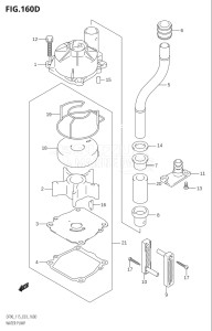 11501F-251001 (2002) 115hp E03-USA (DF115TK2) DF115T drawing WATER PUMP (K9)