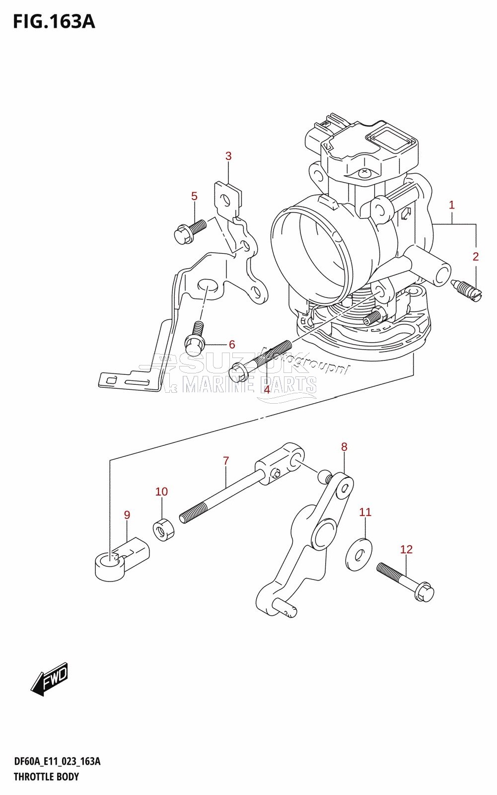 THROTTLE BODY (DF40A,DF50A,DF60A,DF50AVT,DF60AVT)