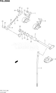 07001F-251001 (2002) 70hp E03-USA (DF70TK2) DF70 drawing CLUTCH SHAFT