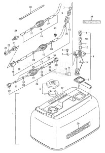 DT90 From 09001-031001 ()  2000 drawing FUEL TANK