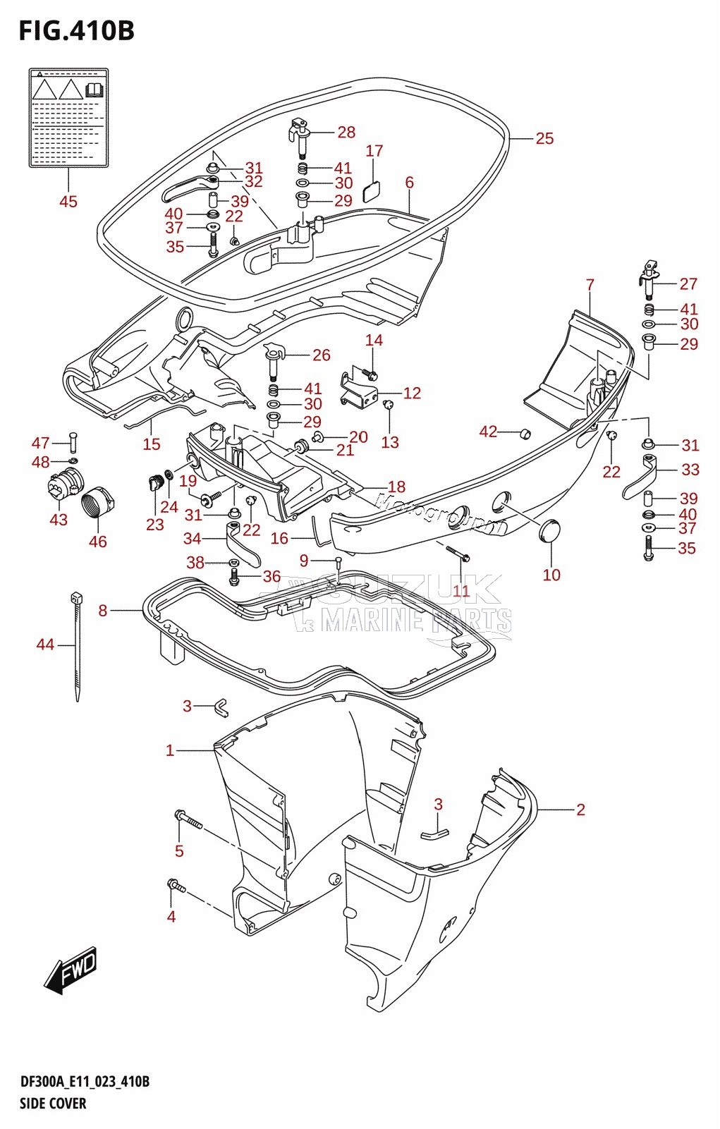 SIDE COVER (L-TRANSOM)