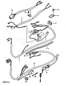 DT25 From 02503-820218 ()  1988 drawing ELECTRICAL