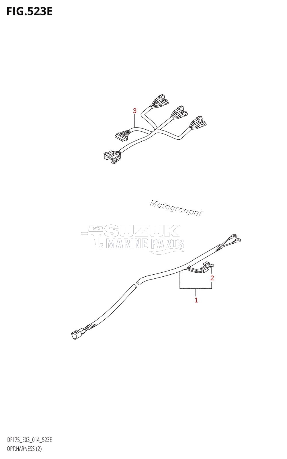 OPT:HARNESS (2) (DF175T:E03)