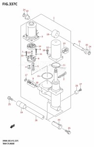 DF60A From 06002F-310001 (E03)  2013 drawing TRIM CYLINDER (DF60A:E03)