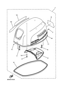 F25AEHT-ANZ drawing TOP-COWLING