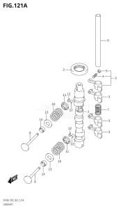 00995F-240001 (2022) 9.9hp E03 P03-USA (DF9.9B  DF9.9B    DF9.9BT  DF9.9BT    DF9.9BTH) DF9.9B drawing CAMSHAFT (W / MANUAL STARTER)