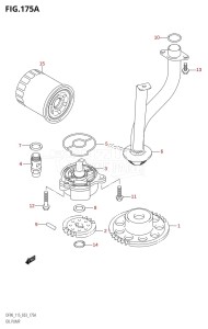 DF115T From 11501F-980001 (E03)  2009 drawing OIL PUMP