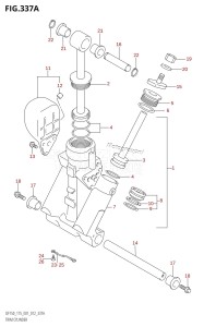 DF150Z From 15002Z-210001 (E01 E40)  2012 drawing TRIM CYLINDER