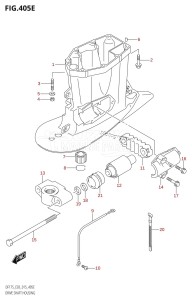 DF150Z From 15002Z-510001 (E03)  2015 drawing DRIVE SHAFT HOUSING (DF175T:E03)