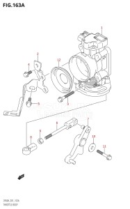 06002F-110001 (2011) 60hp E01 E40-Gen. Export 1 - Costa Rica (DF60AQH  DF60AT  DF60ATH  DF60AWQH  DF60AWT  DF60AWTH) DF60A drawing THROTTLE BODY