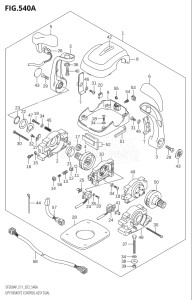 15003P-140001 (2021) 150hp E11-Gen. Export 2 (DF150AP   DF150AP    DF150AP) DF150AP drawing OPT:REMOTE CONTROL ASSY DUAL (020,021)