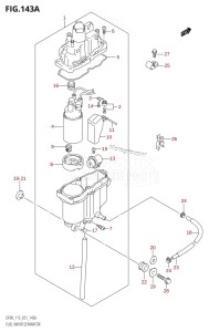 DF115T From 11501F-151001 (E01)  2001 drawing FUEL VAPOR SEPARATOR (DF90T,DF100T,DF115T,DF115Z)