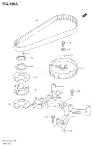 DF15 From 01502F-510001 (P03)  2005 drawing TIMING BELT (K4)