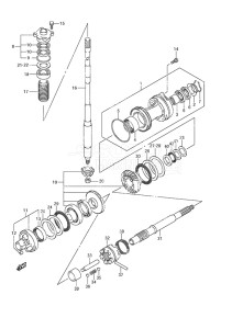 Outboard DF 140A drawing Transmission (C/R)