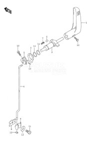 DF 6 drawing Clutch Lever