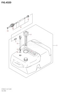 DF140AZ From 14003Z-710001 (E11 E40)  2017 drawing FUEL TANK (DF140AZ:E40)