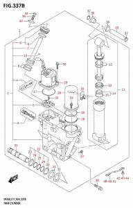 DF250T From 25003F-440001 (E11 - E40 E03)  2024 drawing TRIM CYLINDER (X-TRANSOM,XX-TRANSOM)