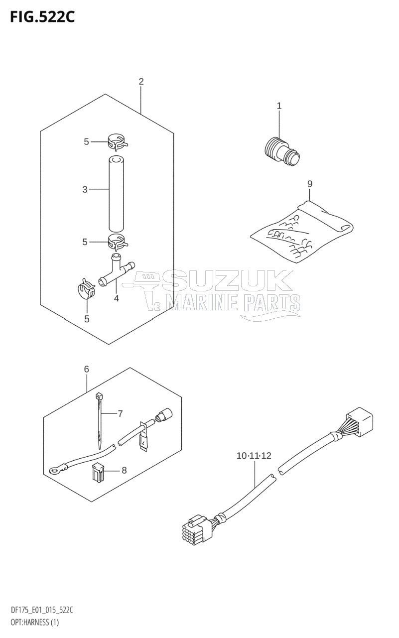 OPT:HARNESS (1) (DF150TG:E01)