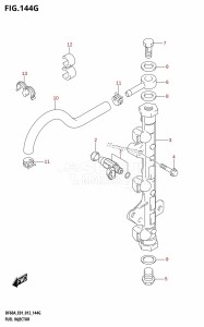 DF40A From 04003F-210001 (E01)  2012 drawing FUEL INJECTOR (DF60A:E40)