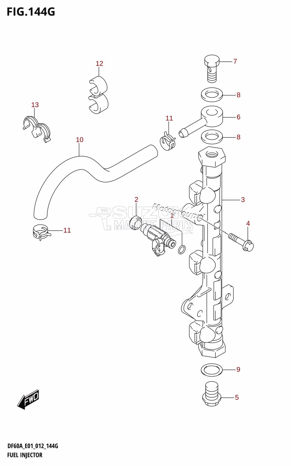 FUEL INJECTOR (DF60A:E40)