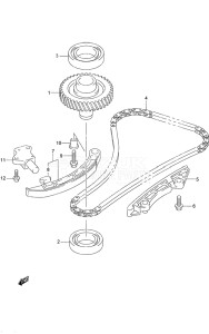 Outboard DF 90A drawing Timing Chain