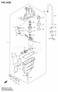 DF60A From 06002F-310001 (E01 E40)  2013 drawing FUEL VAPOR SEPARATOR (DF40ATH:E01)