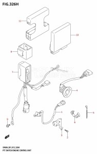 DF60A From 06002F-310001 (E01 E40)  2013 drawing PTT SWITCH /​ ENGINE CONTROL UNIT (DF60A:E40)