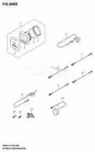 DF50AT From 05003F-440001 (E01 - E11)  2024 drawing OPT:MULTI FUNCTION GAUGE ((DF40AQH,DF40ATH,DF50ATH,DF60ATH):E01)