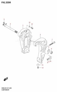 DF60A From 06002F-710001 (E01 E40)  2017 drawing CLAMP BRACKET (DF60AVT:E01)