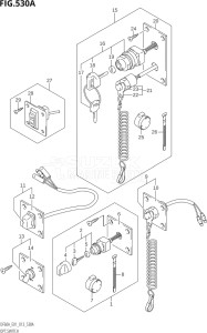 05003F-310001 (2013) 50hp E01-Gen. Export 1 (DF50A  DF50ATH) DF50A drawing OPT:SWITCH (DF40A:E01)