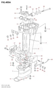 DT9.9 From 00993-780001 (E01 E13 E40)  2007 drawing DRIVE SHAFT HOUSING