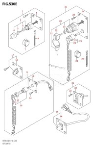 DF70A From 07003F-610001 (E01 E40)  2016 drawing OPT:SWITCH (DF90A:E01)