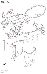 DF150ZG From 15002Z-410001 (E40)  2014 drawing SIDE COVER (DF175TG:E01)