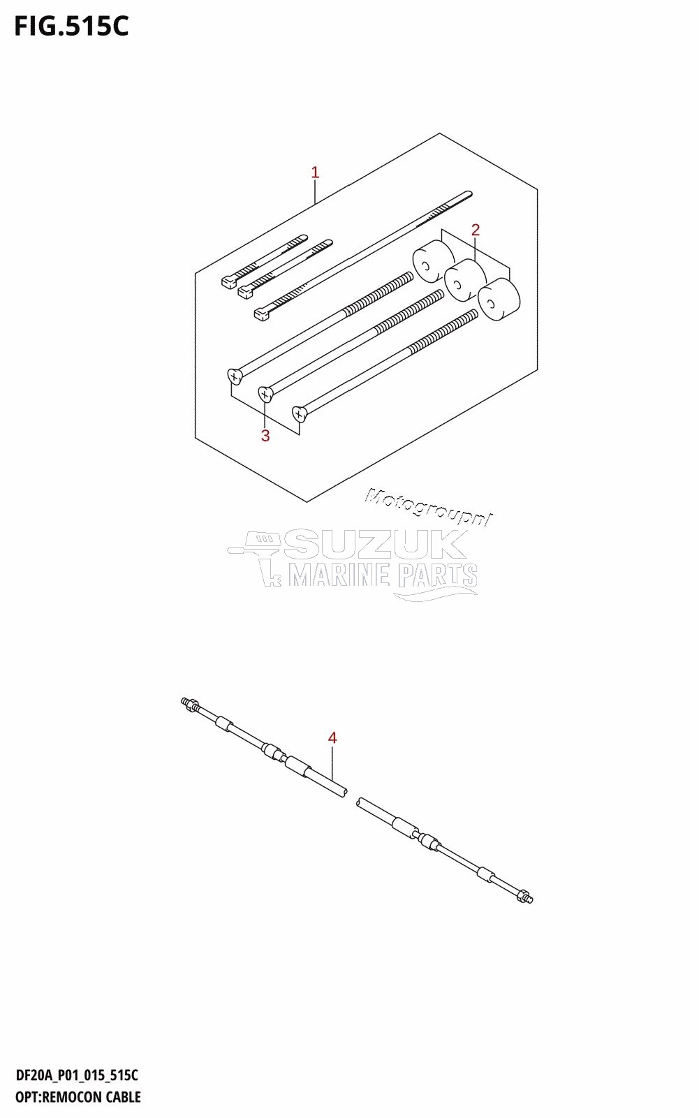 OPT:REMOCON CABLE (DF9.9BT:P01)