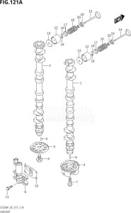 17503P-910001 (2019) 175hp E03-USA (DF175AP) DF175AP drawing CAMSHAFT (DF150AP)