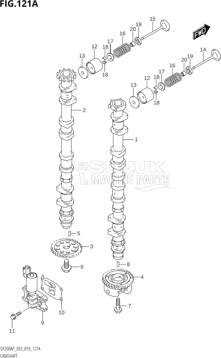 CAMSHAFT (DF150AP)