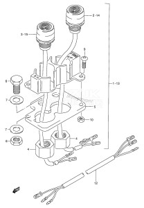 DT150 From 15003-581001 ()  1995 drawing OPT : TRIM SWITCH