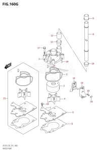 DF250T From 25004F-510001 (E03)  2015 drawing WATER PUMP (DF250ST:E03)