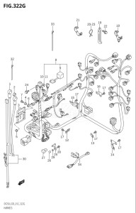 20002Z-210001 (2012) 200hp E03-USA (DF200Z) DF200Z drawing HARNESS (DF250ST:E03)