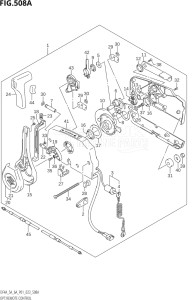 00603F-140001 (2021) 6hp P01-Gen. Export 1 (DF6A) DF6A drawing OPT:REMOTE CONTROL