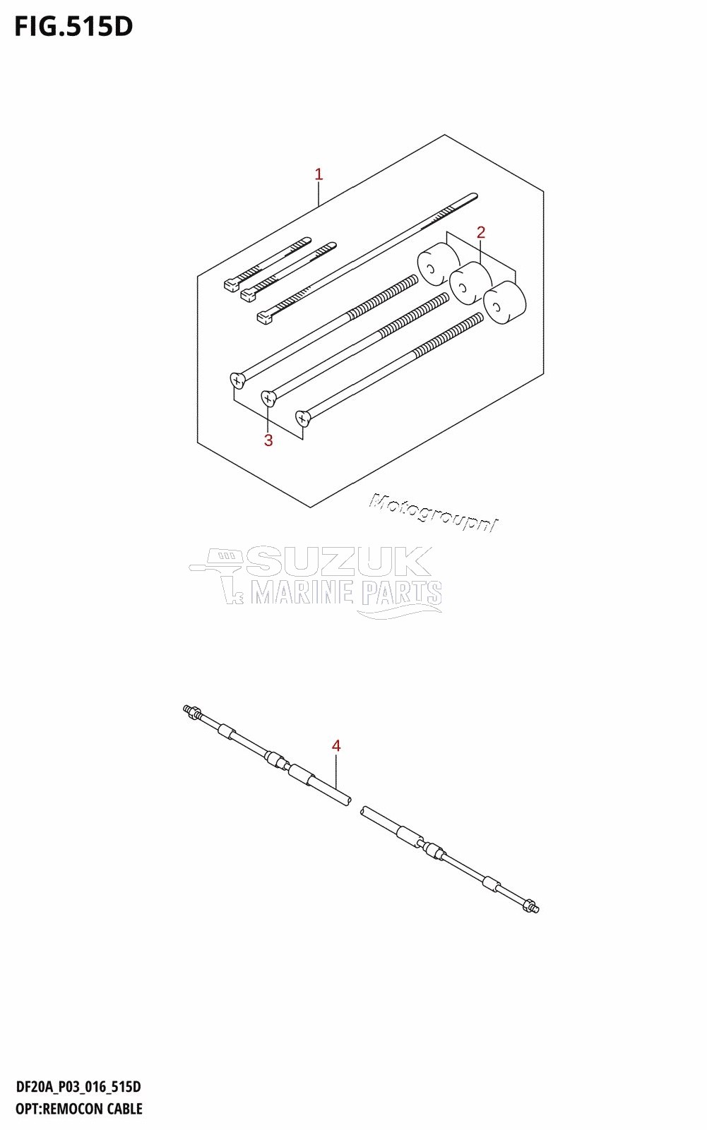 OPT:REMOCON CABLE (DF15A:P03)