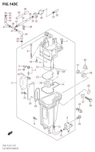 DF70 From 07001F-971001 (E11)  1999 drawing FUEL VAPOR SEPARATOR (K1,K2,K3,K4,K5,K6,K7,K8,K9)