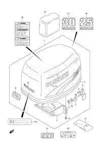 DF 30 drawing Engine Cover