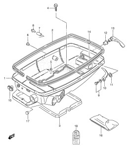 DT8S From 0801-971001 ()  1999 drawing LOWER COVER