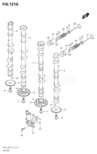 20002Z-710001 (2017) 200hp E03-USA (DF200Z) DF200Z drawing CAMSHAFT (DF250ST:E03)