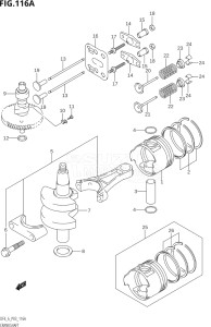 00402F-110001 (2011) 4hp P03-U.S.A (DF4) DF4 drawing CRANKSHAFT