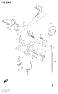 DF9.9A From 00994F-240001 (P01)  2022 drawing CLUTCH ROD (DF8A,DF9.9A)